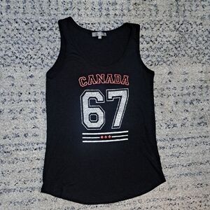 Canada 67 Black Tank Top